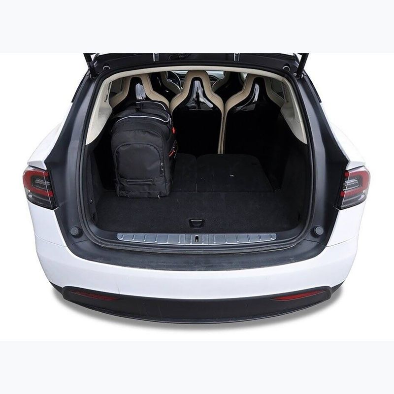 KJUST Tesla Model X 2016+ комплект з 5 багажних сумок чорного кольору. 19