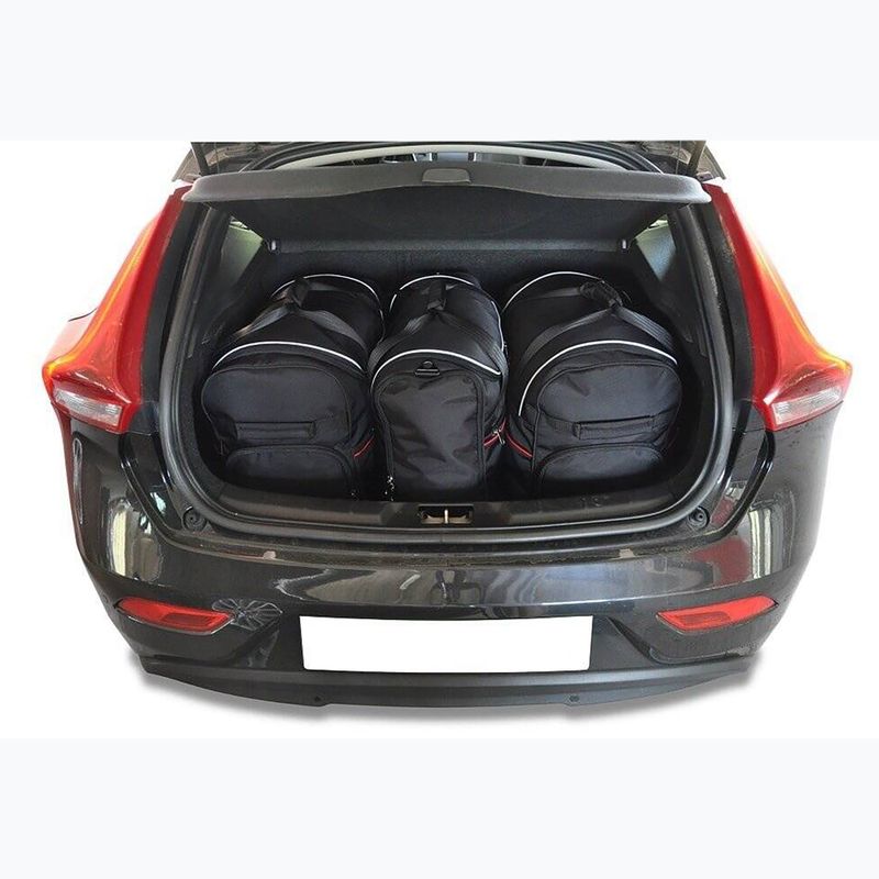 KJUST Volvo V40 Hatchback 2012-2019 набір сумок для багажного відділення 3 шт чорний. 11