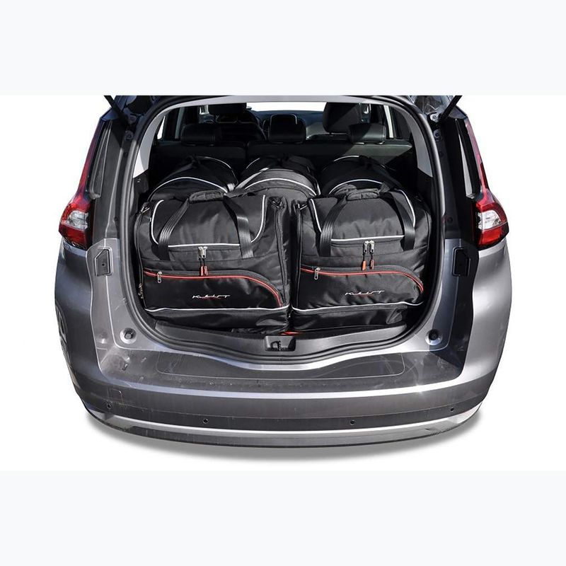 Набір килимків для багажного відділення KJUST Renault Grand Scenic 2016-2021 5 шт чорний. 10
