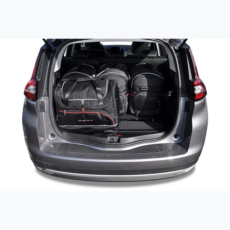 Набір килимків для багажного відділення KJUST Renault Grand Scenic 2016-2021 5 шт чорний. 11