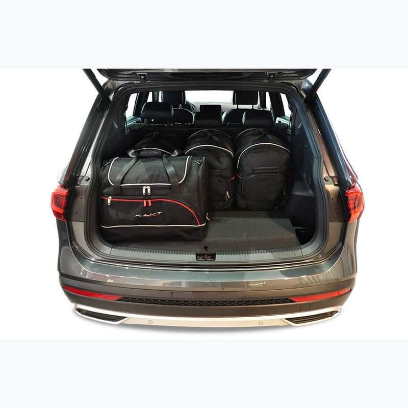 KJUST Seat Tarraco 2018+ набір з 5 багажних сумок чорного кольору. 12