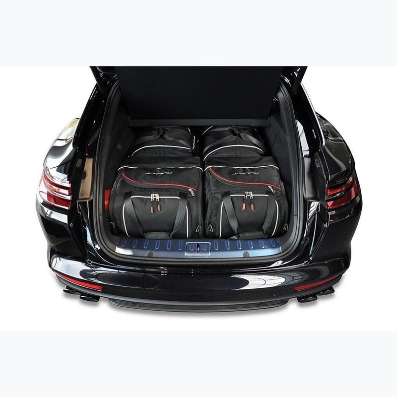 KJUST Porsche Panamera St E-Hybrid 2017+ набір з 4-х багажних сумок чорного кольору. 12
