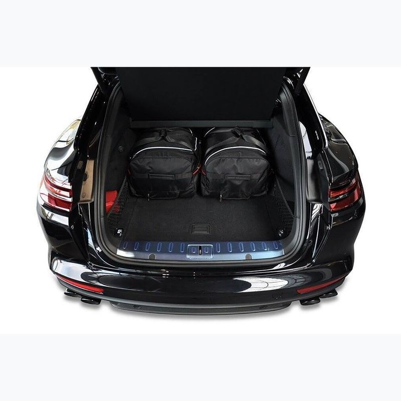 KJUST Porsche Panamera St E-Hybrid 2017+ набір з 4-х багажних сумок чорного кольору. 14