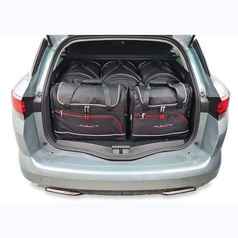 KJUST Renault Megane Grandtour Plug-In Hybrid 2020+ набір чохлів для багажника 5 шт чорний. 11