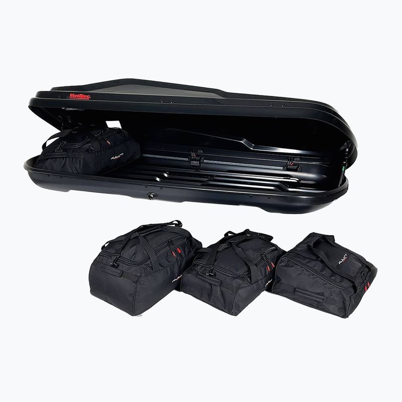 Набір сумок для боксу на даху KJUST Montblanc Altitude 350 4 шт. чорний 4