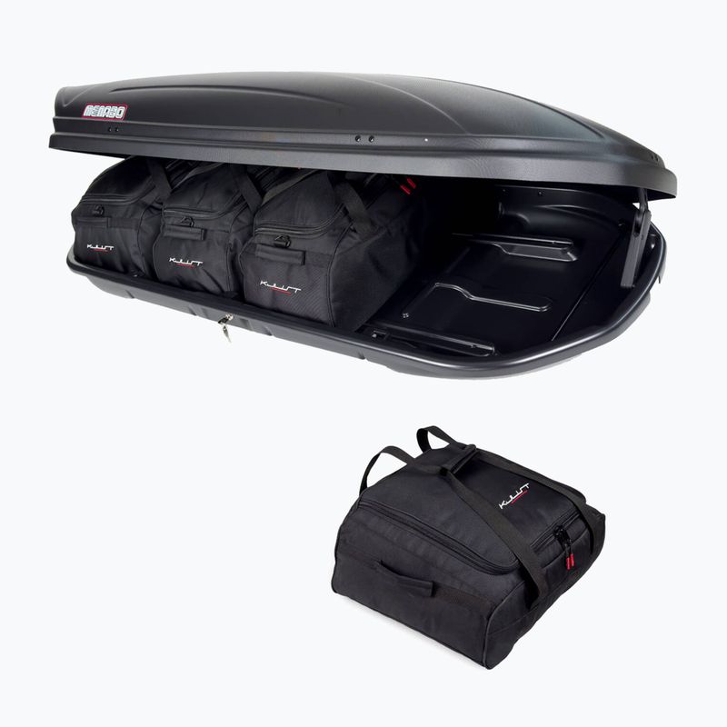 Набір сумок для боксу на даху KJUST Menabo Marathon 460 4 шт. чорний 3
