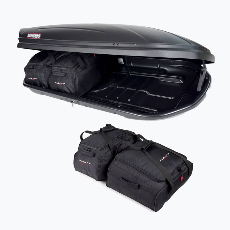 Набір сумок для боксу на даху KJUST Menabo Marathon 460 4 шт. чорний 4
