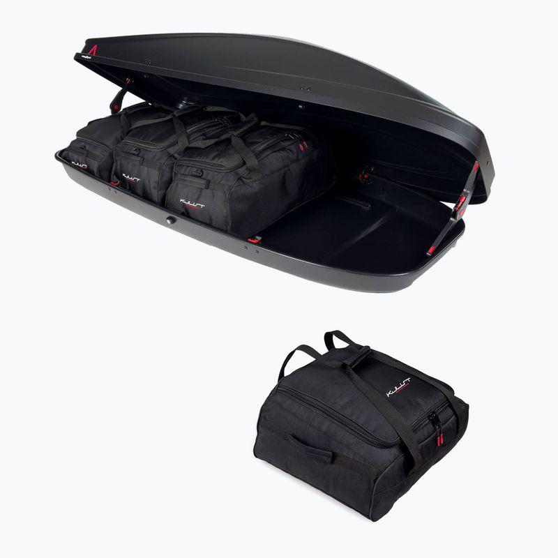 Набір сумок для боксу на даху KJUST G3 Spark 480 4 шт. чорний 3