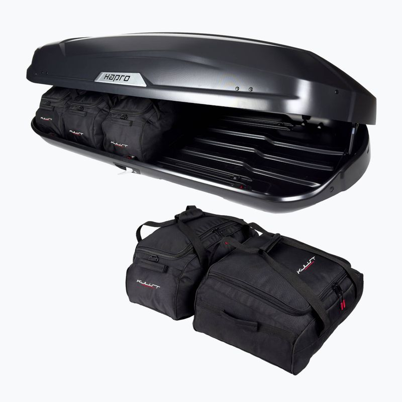 Набір сумок для боксу на даху KJUST Hapro Trivor 560 5 шт. чорний 4