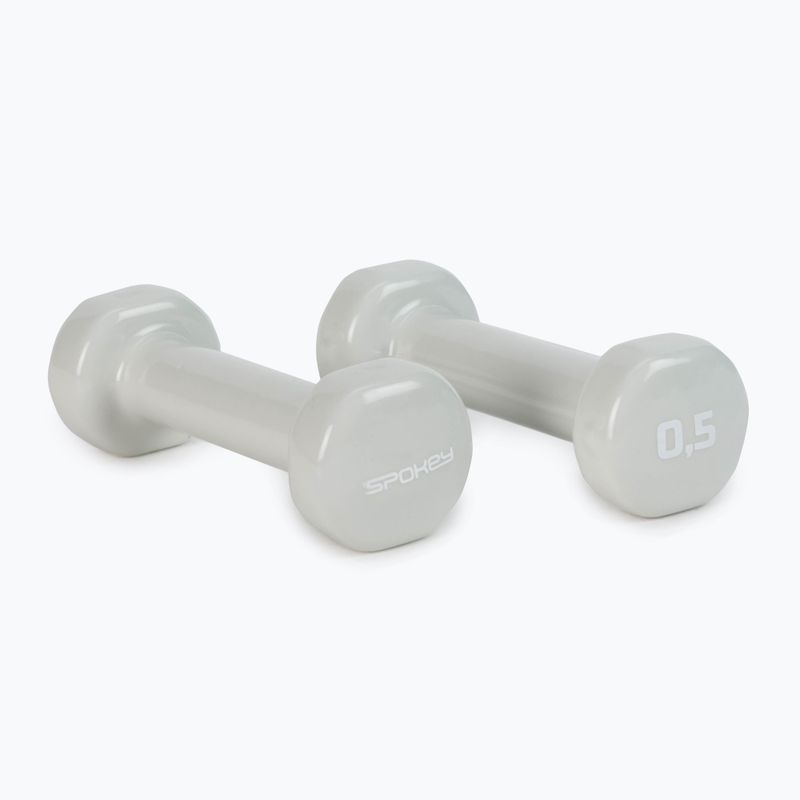 Гантелі Spokey Shape IV 2x0,5 кг сірі 920892