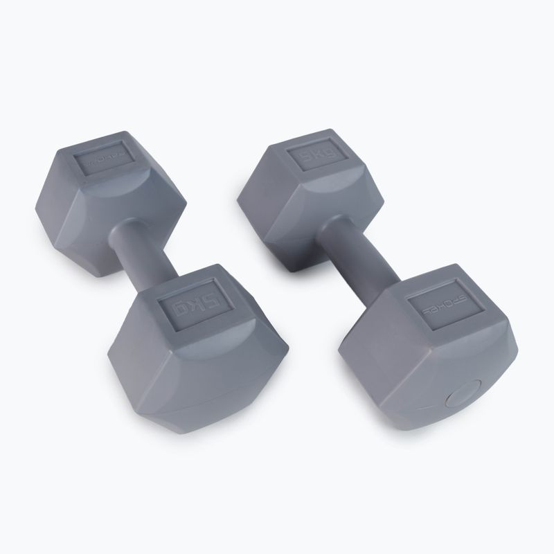 Гантелі Spokey Monster II 2x5 кг сірі 920900 2