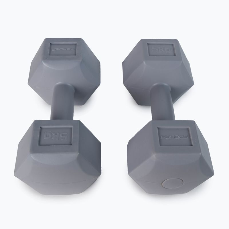 Гантелі Spokey Monster II 2x5 кг сірі 920900 3