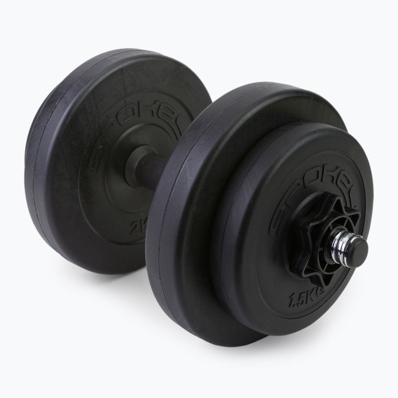 Гантелі Spokey Burden 7,5 кг чорні 921736