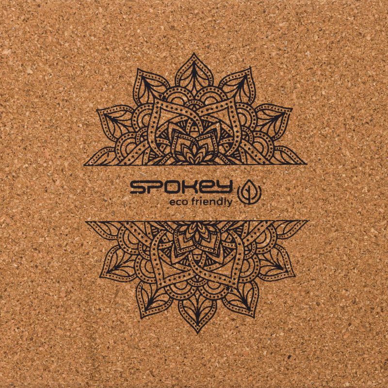 Блок для йоги корковий Spokey Nidra коричневий 926634 6