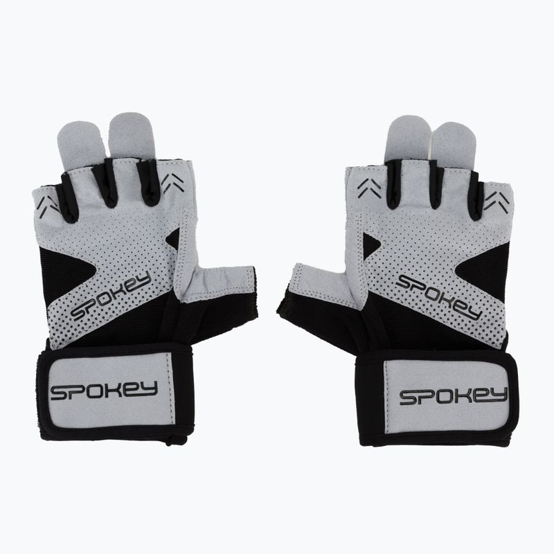 Рукавиці для фітнесу Spokey Hiker сірі 928962 3