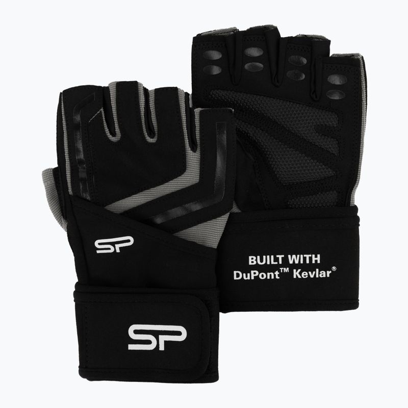 Рукавиці для фітнесу Spokey Bolster чорні 928965