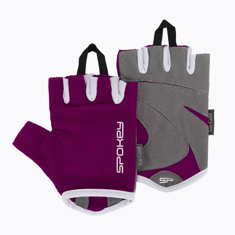 Рукавиці для фітнесу Spokey Lady Fit фіолетові 928972