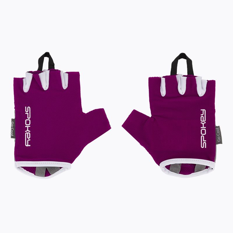 Рукавиці для фітнесу Spokey Lady Fit фіолетові 928972 3