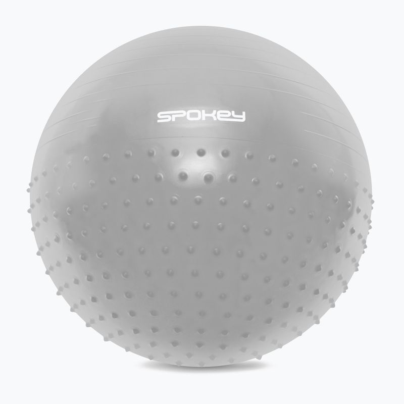 М'яч гімнастичний Spokey Halffit сірий 929872 55 cm