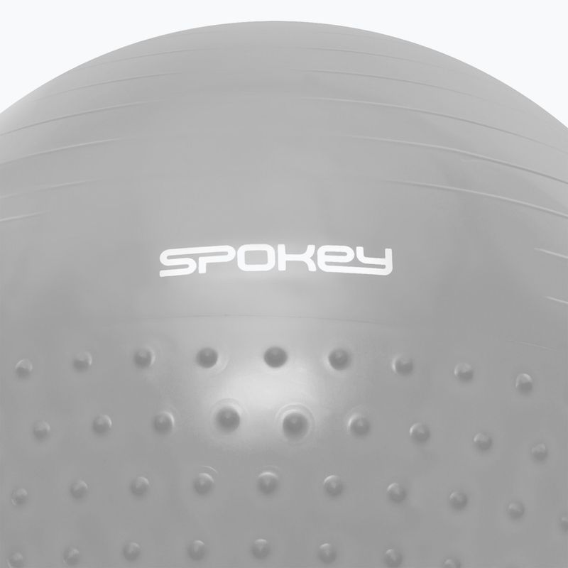 М'яч для гімнастики Spokey Halffit сірий 929873 2