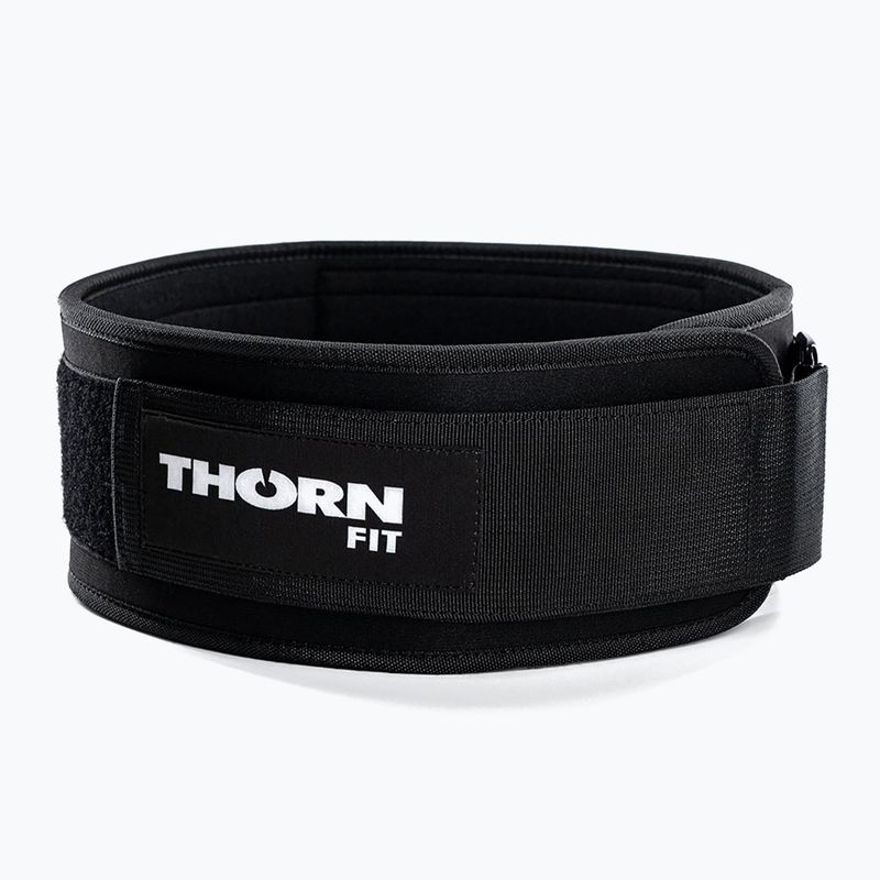 Пояс для важкої атлетики THORN FIT Pro Logo black/white 2