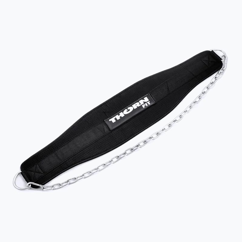 Пояс для підйому тягарів THORN FIT Dip Logo black 3