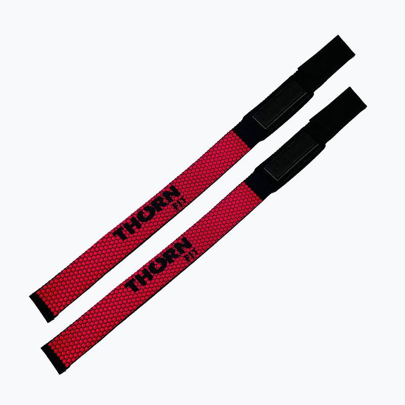 Ремені для важкої атлетики THORN FIT Lifting Straps Anti-Slip red 3
