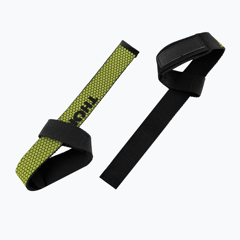 Ремені для важкої атлетики THORN FIT Lifting Straps Anti-Slip army green 2