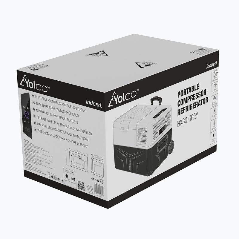 Холодильник туристичний Yolco BX30 чорно-сірий 19