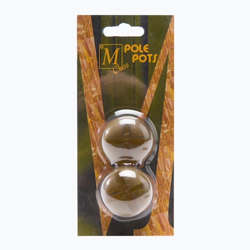 Чашка для прикормки Milo P.Pots 2 шт. коричнева 627VV0045