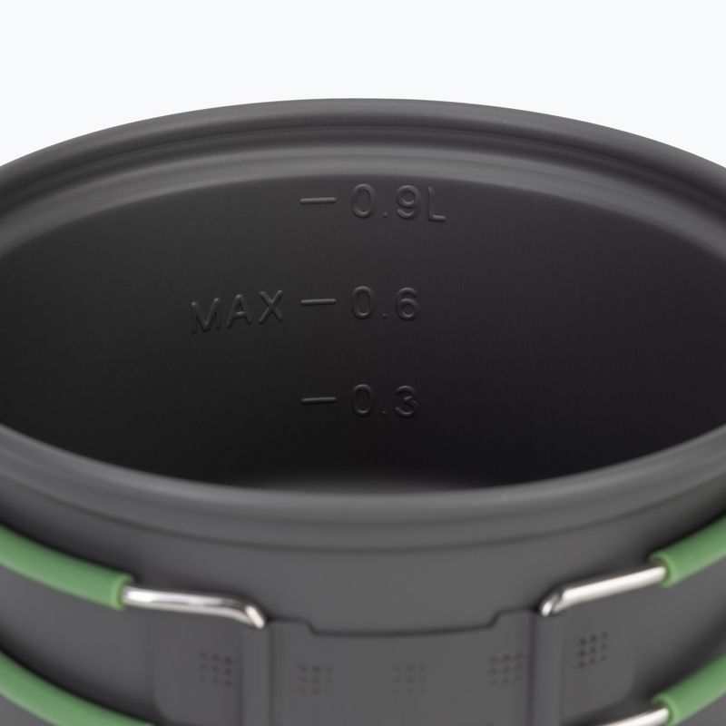 Набір посуду туристичного Rockland Travel Duo Anodized grey/green 5