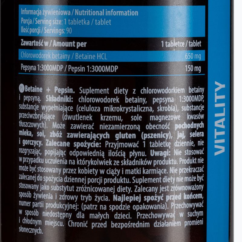 Betaine HCL Pepsin Essence підтримка травлення 90 таблеток ESS/050 2
