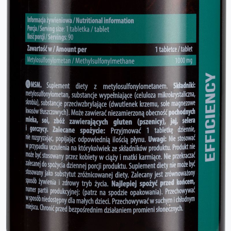 MSM 1000мг Essence регенерація суглобів 90 таблеток ESS/057 2