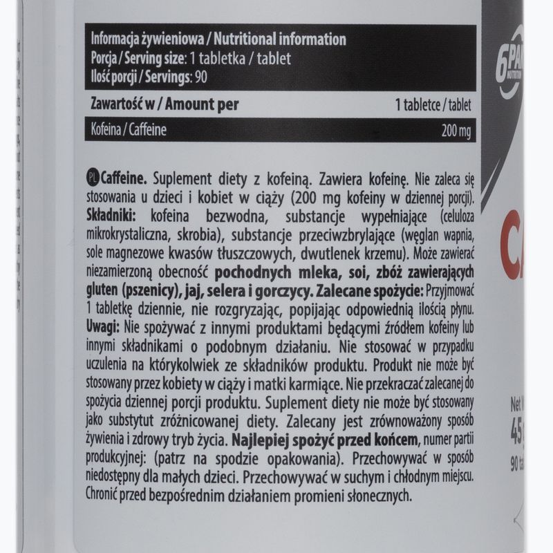 EL Caffeine 6PACK кофеін 90 таблеток PAK/161 2