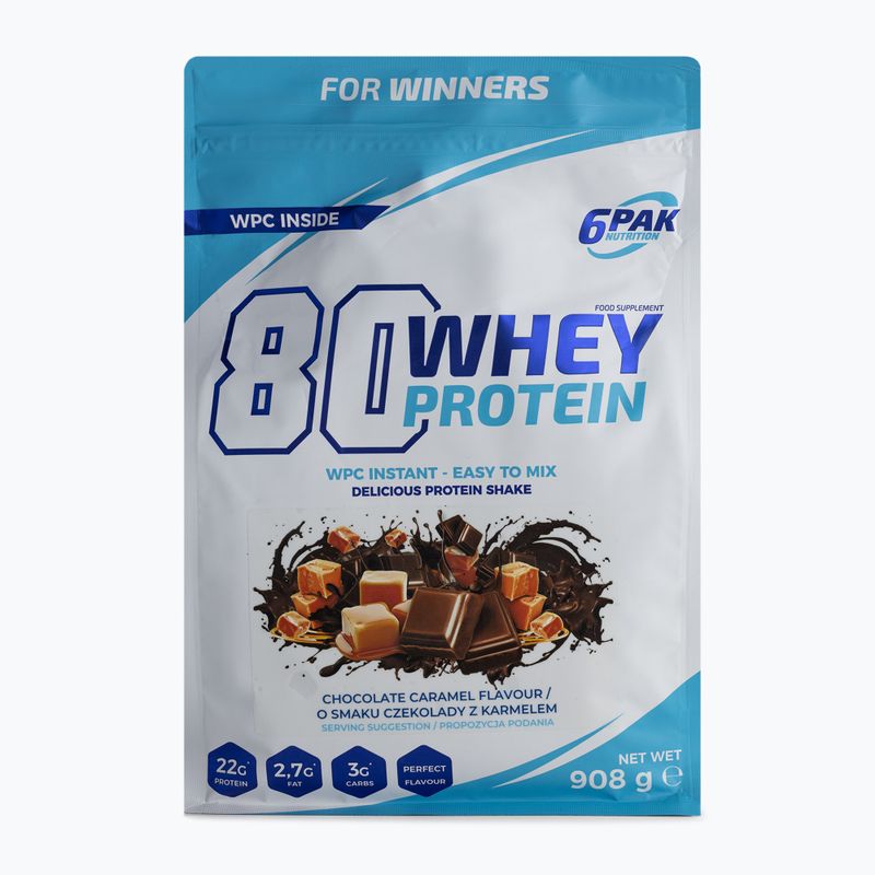 Whey 6PACK 80 Protein 908г карамель-шоколад PAK/162#KACZE