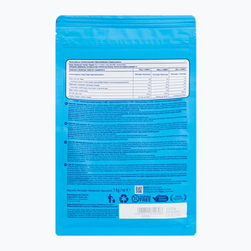 Вуглеводи 6PACK Carbo Pak 1000 g Lemon 2