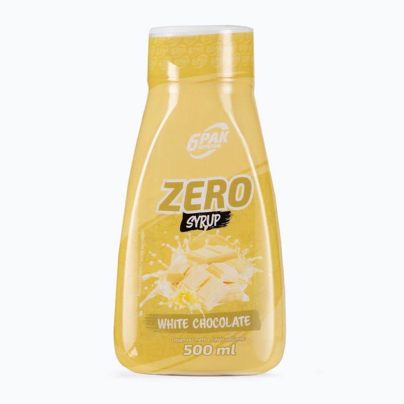 Соус 6PACK Syrup ZERO 500мл білий шоколад PAK/230