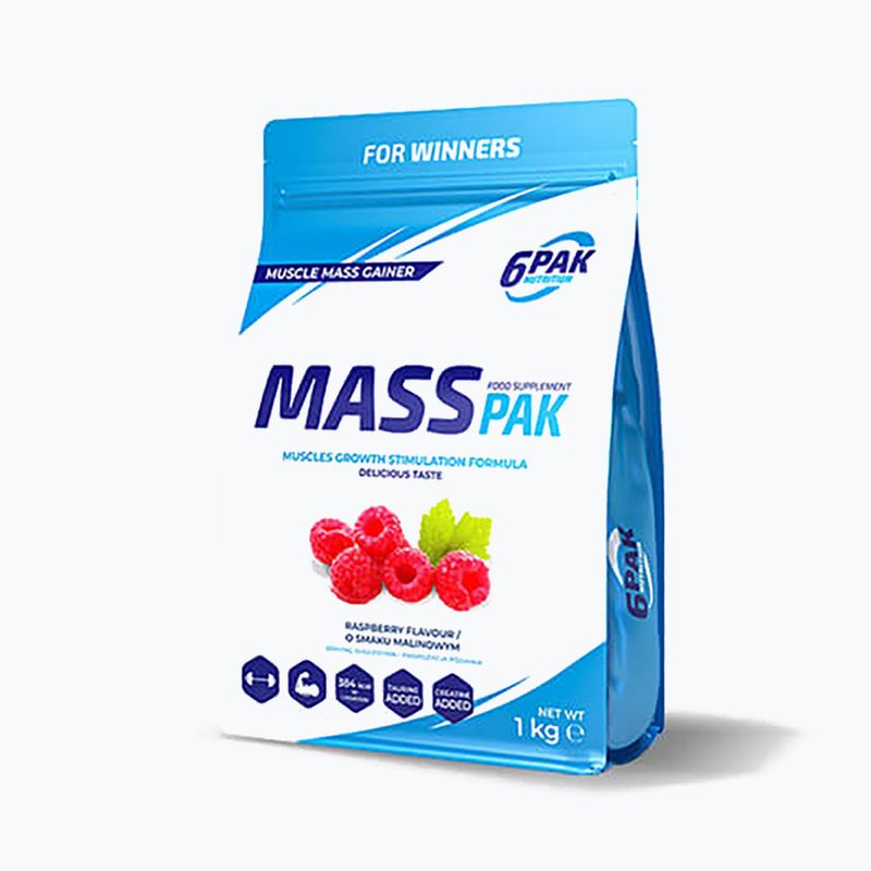 Гейнер 6PACK Mass Pak 1000 g Raspberry