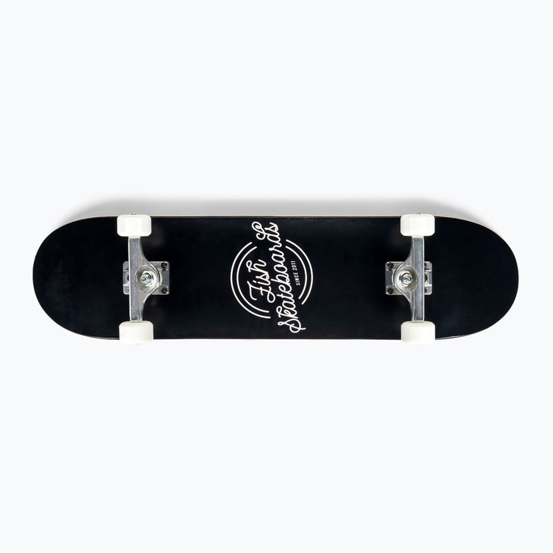 Скейтборд класичний Fish Skateboards Retro Black 8.0
