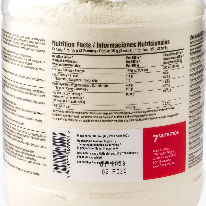 Whey 7Nutrition Isolate 90 полуниця-банан 7Nu000191 2