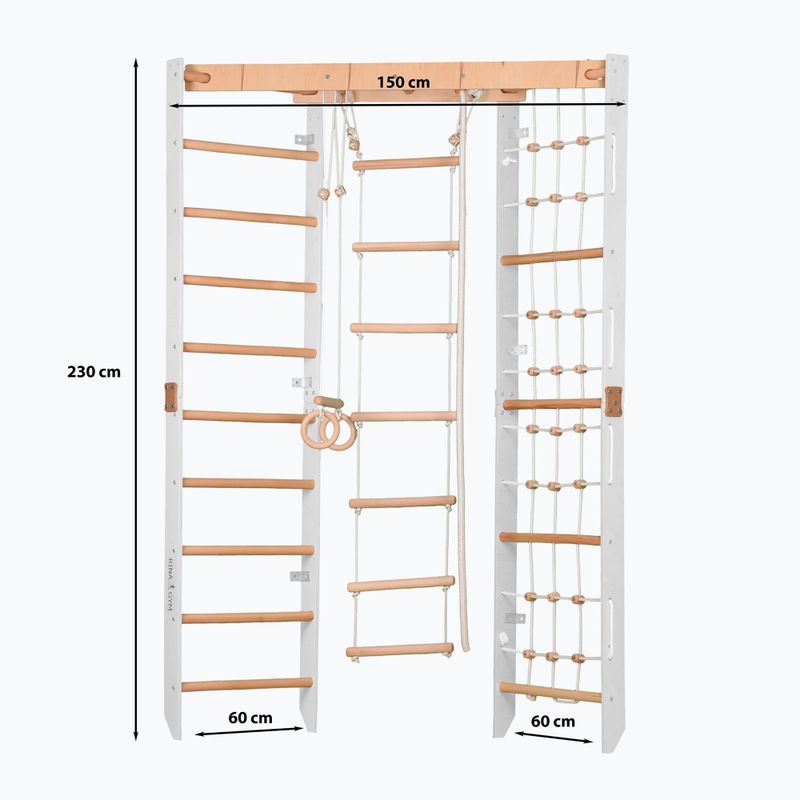Драбинка гімнастична Rinagym SPR Corner white 2