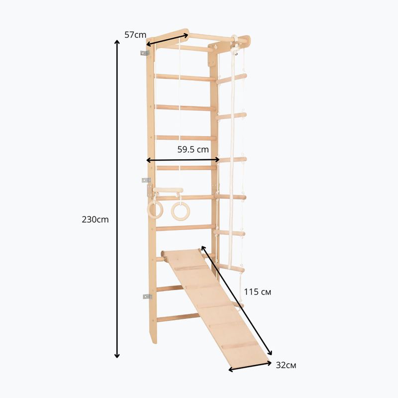 Драбина гімнастична RINAGYM SPR B+SLIDE 6