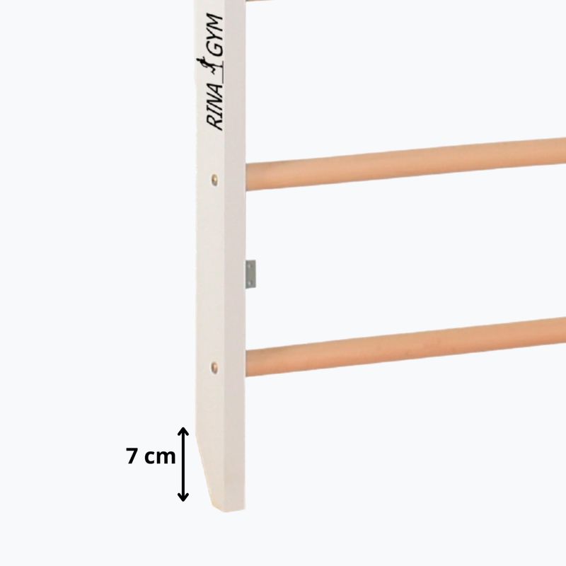 Драбинка гімнастична RINAGYM Pro 3 white 8