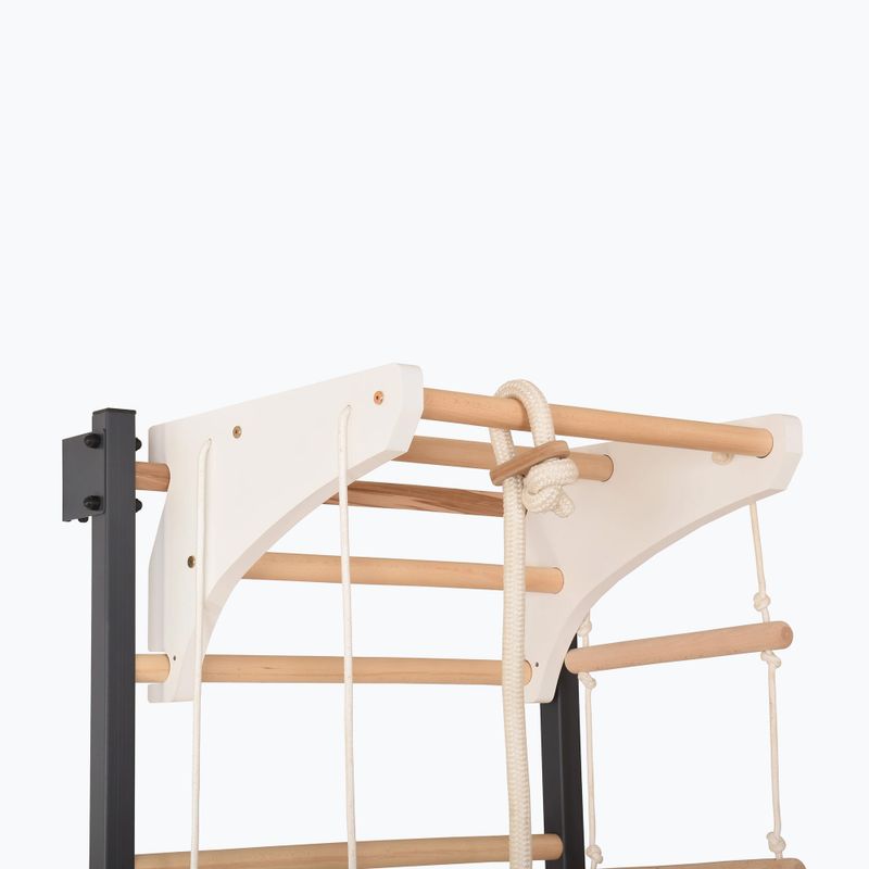 Драбинка гімнастична RINAGYM Steel Kom 2 graphit/white 10