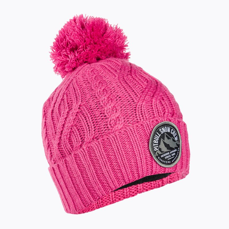 Шапка зимова Pitbull West Coast Beanie Snow Crew pink