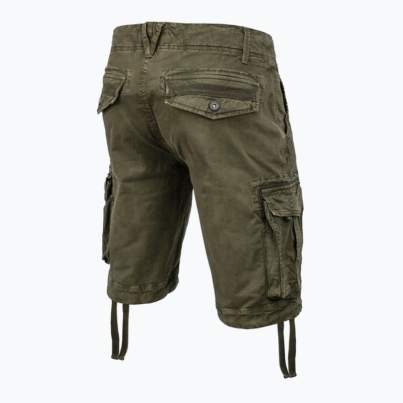 Шорти чоловічі Pitbull Cargo Carver olive 2