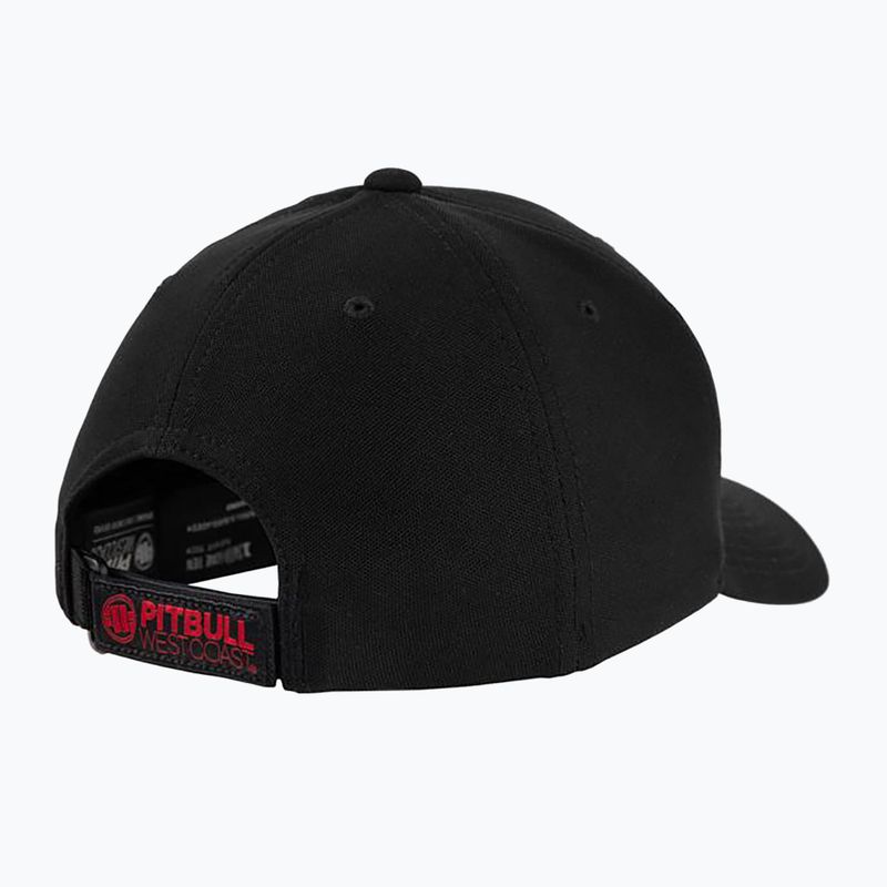 Чоловіча бейсболка Pitbull West Coast Snapback Seascape чорно-червона з принтом 2