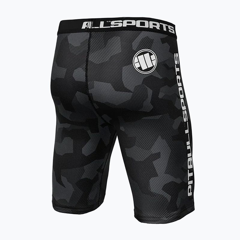 Шорти компресійні чоловічі Pitbull West Coast Shorts Dillard grey camo 2