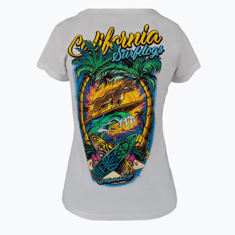 Футболка жіноча Pitbull West Coast Surf Dog white 2