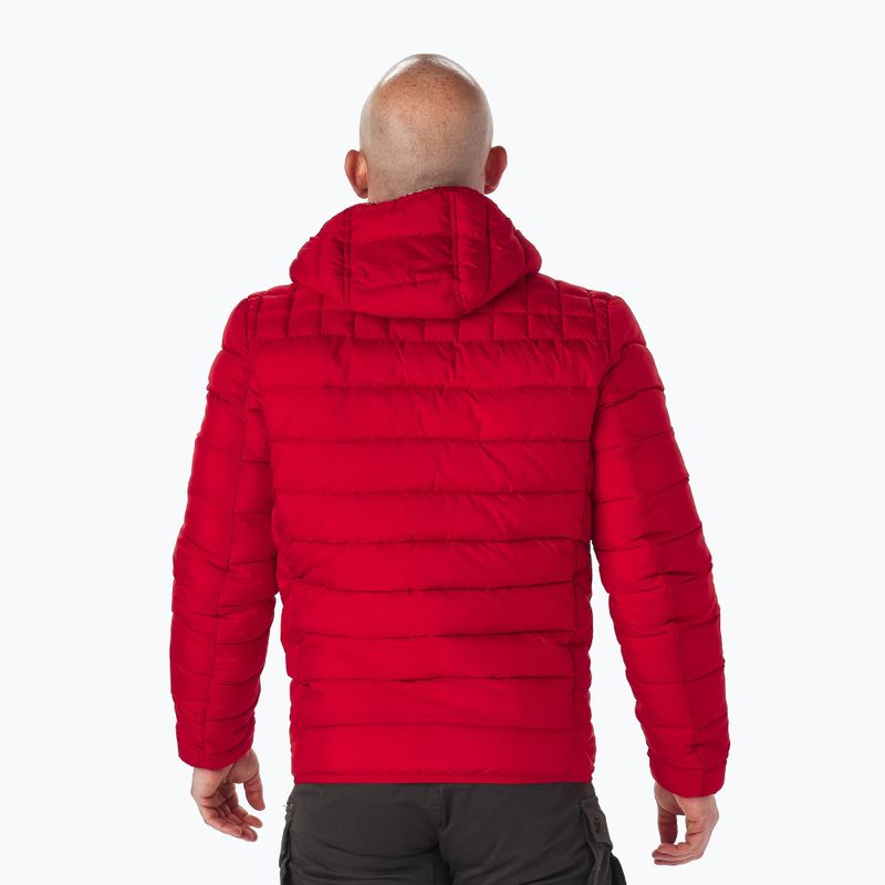 Куртка зимова чоловіча Pitbull West Coast Padded Hooded Seacoast red 2